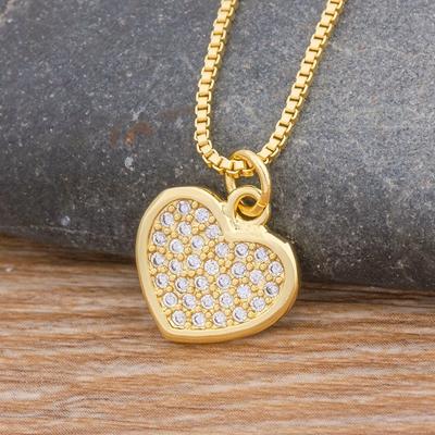 Nidin High Quality Copper Zircon Crystal Heart Necklace Women Charm Rainbow Romantic Jewelry CZ Pendant Fine Party Wedding Gifts
Nidin High Quality Copper Zircon Crystal Heart Necklace Women Charm Rainbow Romantic Jewelry CZ Pendant Fine Party Wedding Gifts