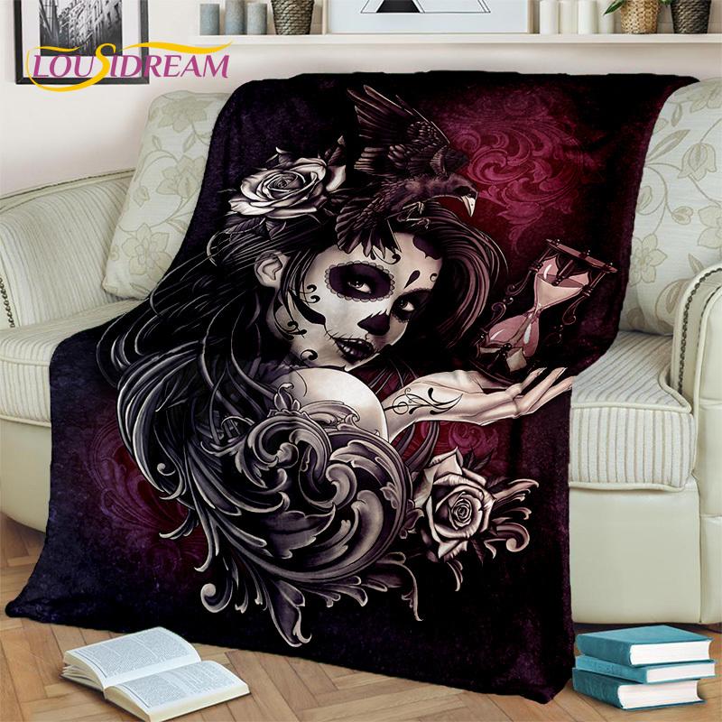 Horror Gothic Female Skull Dead Girl Blanket,Soft Throw Blanket for Home Bedroom Bed Sofa Picnic Travel Office Cover Blanket Kid 30x40in
Horror Gothic Female Skull Dead Girl Blanket,Soft Throw Blanket for Home Bedroom Bed Sofa Picnic Travel Office Cover Blanket Kid 30x40in