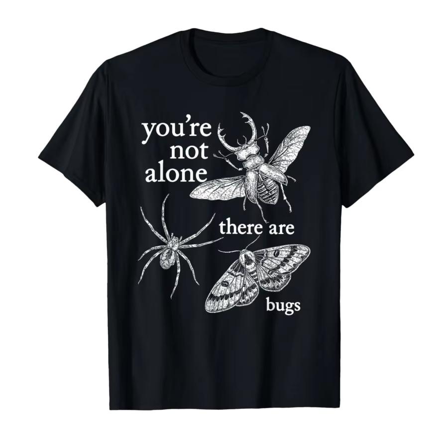 Summer 2026 Youre Not Alone with Bug Print Tshirt High Quality Fashion Casual Breathable Mens Crew Neck Print Tshirt S
Summer 2026 Youre Not Alone with Bug Print Tshirt High Quality Fashion Casual Breathable Mens Crew Neck Print Tshirt S