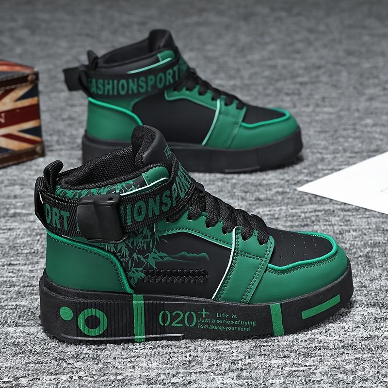 Men s High Top Sneakers Breathable&Comfortable Casual Lace-Up Shoes PU Upper Soft PU Lining Grip-Tech Rubber Sole&Fabric Insole 42 зелений
Men s High Top Sneakers Breathable&Comfortable Casual Lace-Up Shoes PU Upper Soft PU Lining Grip-Tech Rubber Sole&Fabric Insole 42 зелений