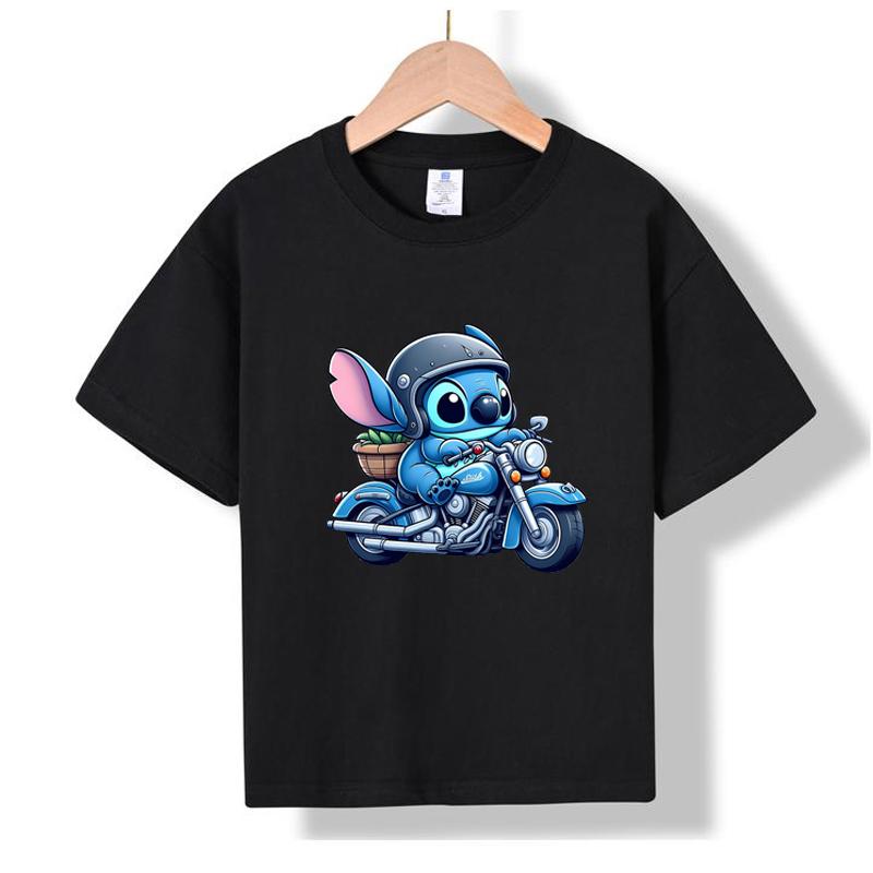 MC-85 MINISO 2026 Summer Kids 100% Cotton Stitch Motorcycle T-Shirt Cute Cartoon Biker Character Short Sleeve Tee for Boys & Girls 100
MC-85 MINISO 2026 Summer Kids 100% Cotton Stitch Motorcycle T-Shirt Cute Cartoon Biker Character Short Sleeve Tee for Boys & Girls 100