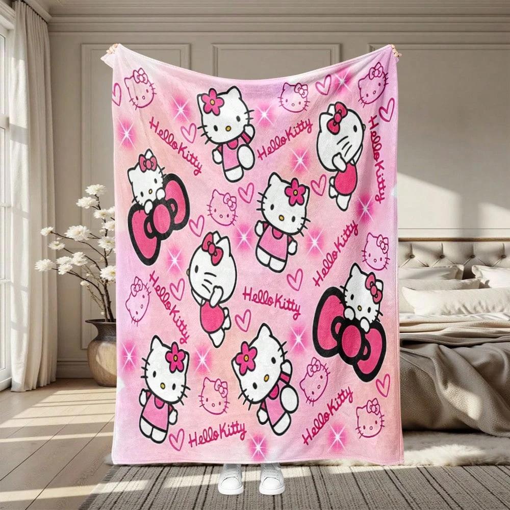 JIT Плед Hello Kitty Розовый Милый Мультяшный Принт для Спальни Гостиной Декоративный Уютный Мягкий Прочный Высококачественный для Постельного Белья 100X150CM
JIT Плед Hello Kitty Розовый Милый Мультяшный Принт для Спальни Гостиной Декоративный Уютный Мягкий Прочный Высококачественный для Постельного Белья 100X150CM