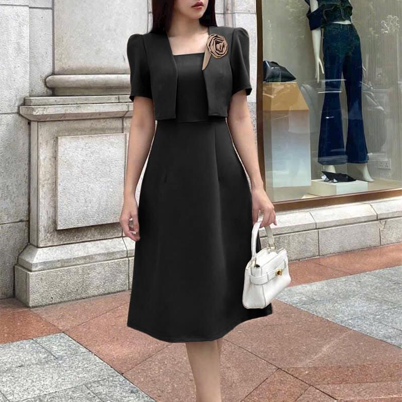 ZANZEA Womens Cardigan Tops+Sleeveless Dress Casual Two Piece Set Dress 5XL чорний
ZANZEA Womens Cardigan Tops+Sleeveless Dress Casual Two Piece Set Dress 5XL чорний