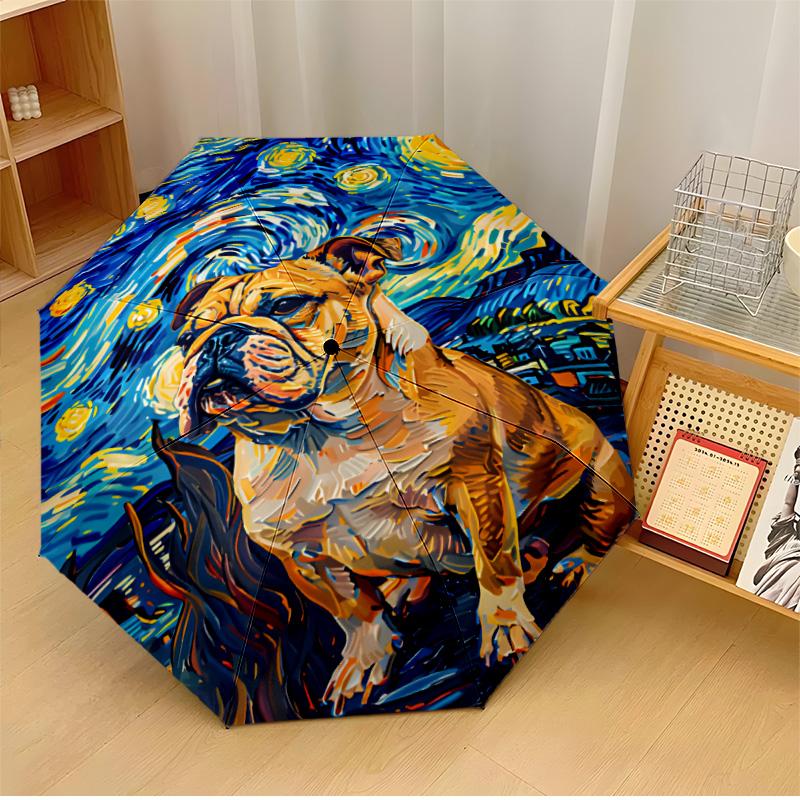 Poodle in Starry Night Printed umbrella windproof folding umbrella portable sun and rain umbrella suitable for gifting
Poodle in Starry Night Printed umbrella windproof folding umbrella portable sun and rain umbrella suitable for gifting