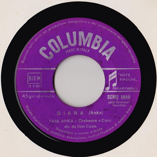 Пластинка 7 дюймов PAUL ANKA Diana SCMQ1080 Columbia 1957 Италия Поп Б/у
Пластинка 7 дюймов PAUL ANKA Diana SCMQ1080 Columbia 1957 Италия Поп Б/у