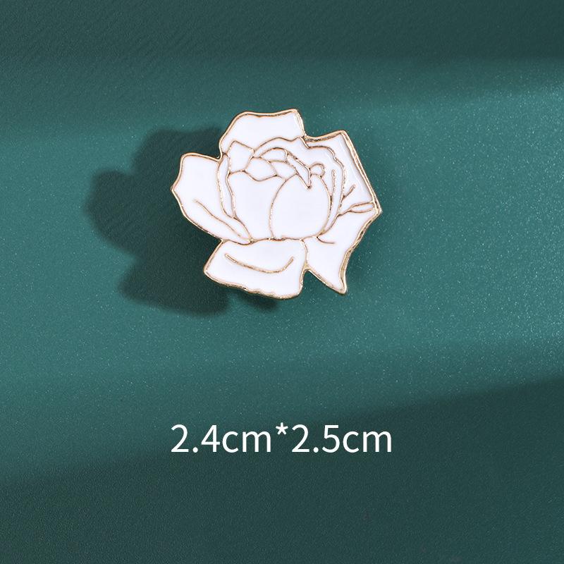 Cartoon Rose Brooch Niche Design Flower Metal Badge Trend Versatile Clothes Bag Accessories Brooch Literary Temperament Pin
Cartoon Rose Brooch Niche Design Flower Metal Badge Trend Versatile Clothes Bag Accessories Brooch Literary Temperament Pin