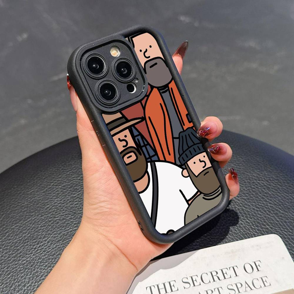 Deluxe Cartoon Man Phone Case For iPhone 17 16 15 14 13 12 11 Pro Plus Max Soft TPU Ladder Lens Protection Soft Cover iPhone 16e
Deluxe Cartoon Man Phone Case For iPhone 17 16 15 14 13 12 11 Pro Plus Max Soft TPU Ladder Lens Protection Soft Cover iPhone 16e