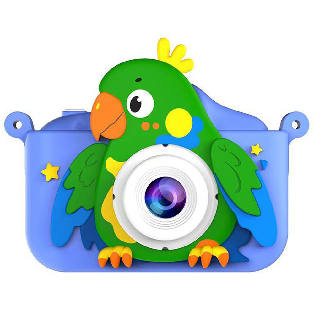 2.0 Inch Dual Lens Kids Digital Camera Cartoon Parrot Design 1080P HD Video Recorder without TF Card Blue
2.0 Inch Dual Lens Kids Digital Camera Cartoon Parrot Design 1080P HD Video Recorder without TF Card Blue