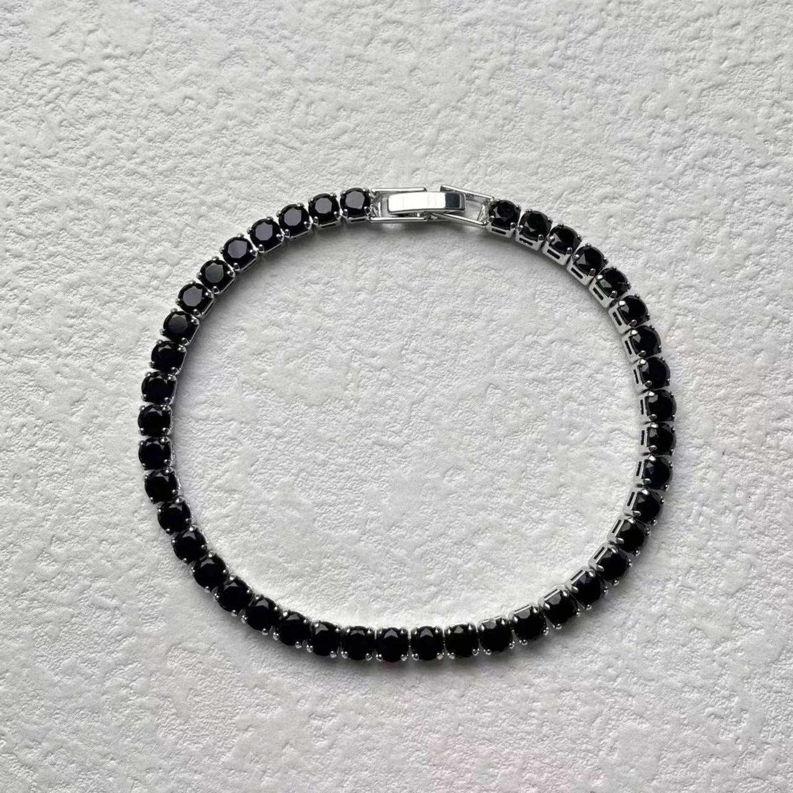 4mm Round Bead Hip Hop Style Women Bracelet Fashion Trendy Jewelry Accessory Durable Design Lightweight Fit One Size
4mm Round Bead Hip Hop Style Women Bracelet Fashion Trendy Jewelry Accessory Durable Design Lightweight Fit One Size