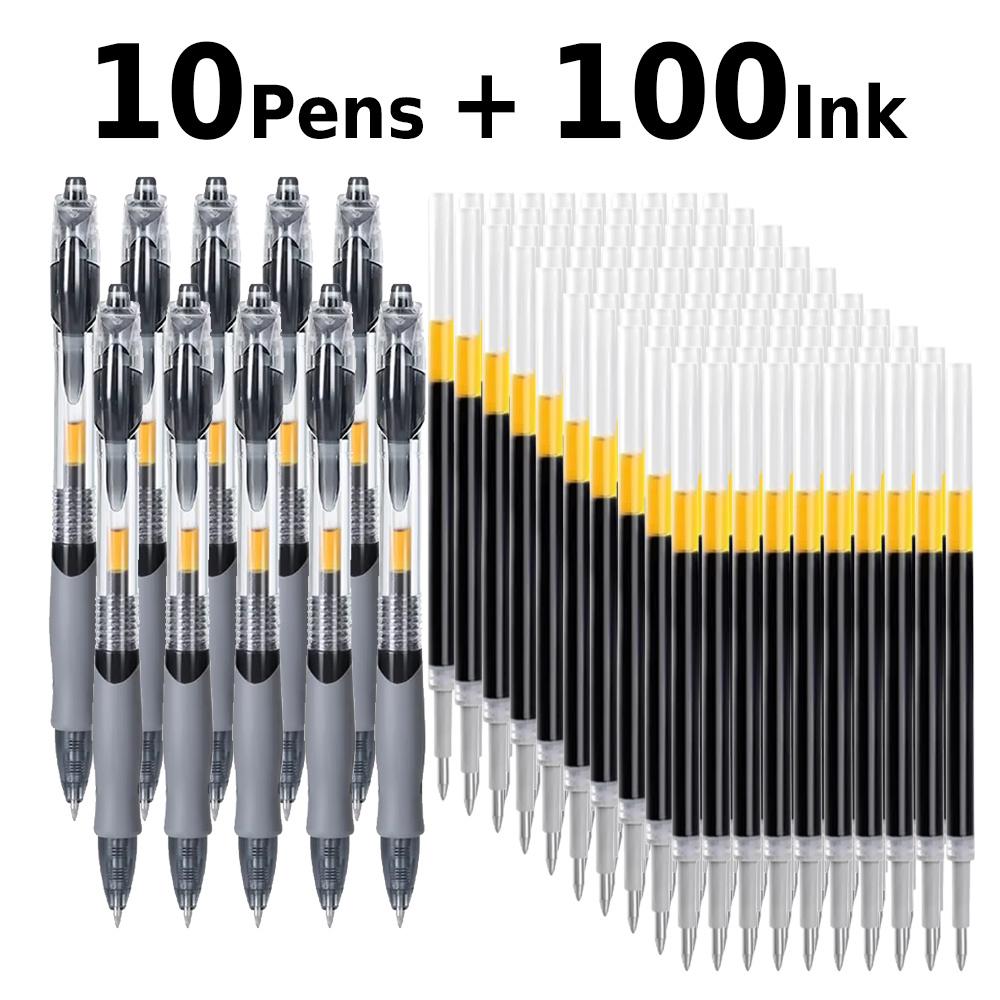 Retractable Gel Pens Set Black/Red/Blue Ink Ballpoint for Writing Refills Office Accessories School Supplies Stationery
Retractable Gel Pens Set Black/Red/Blue Ink Ballpoint for Writing Refills Office Accessories School Supplies Stationery