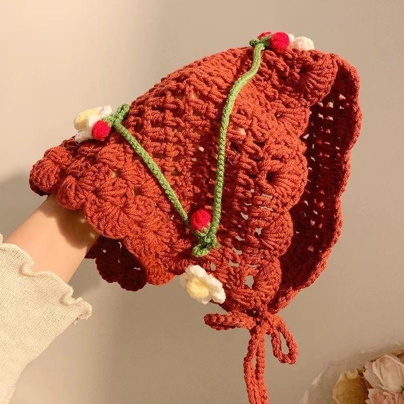 Ladies Spring&Summer Hand Hook Hollowed Out Lace Triangular Headscarf, Seaside Strap Knitted Three-Dimensional Flower Headscarf червоний
Ladies Spring&Summer Hand Hook Hollowed Out Lace Triangular Headscarf, Seaside Strap Knitted Three-Dimensional Flower Headscarf червоний