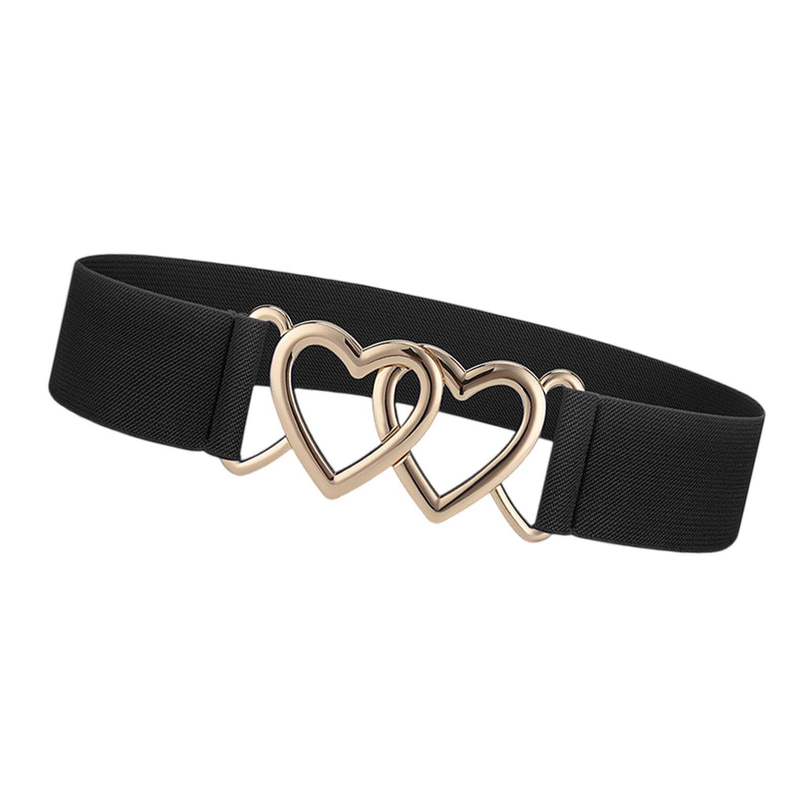 Simple Double Heart Buckles Waist Cincher Elastic Waistband Breathable Fabric Corset Belt For Women Fashion Accessories
Simple Double Heart Buckles Waist Cincher Elastic Waistband Breathable Fabric Corset Belt For Women Fashion Accessories