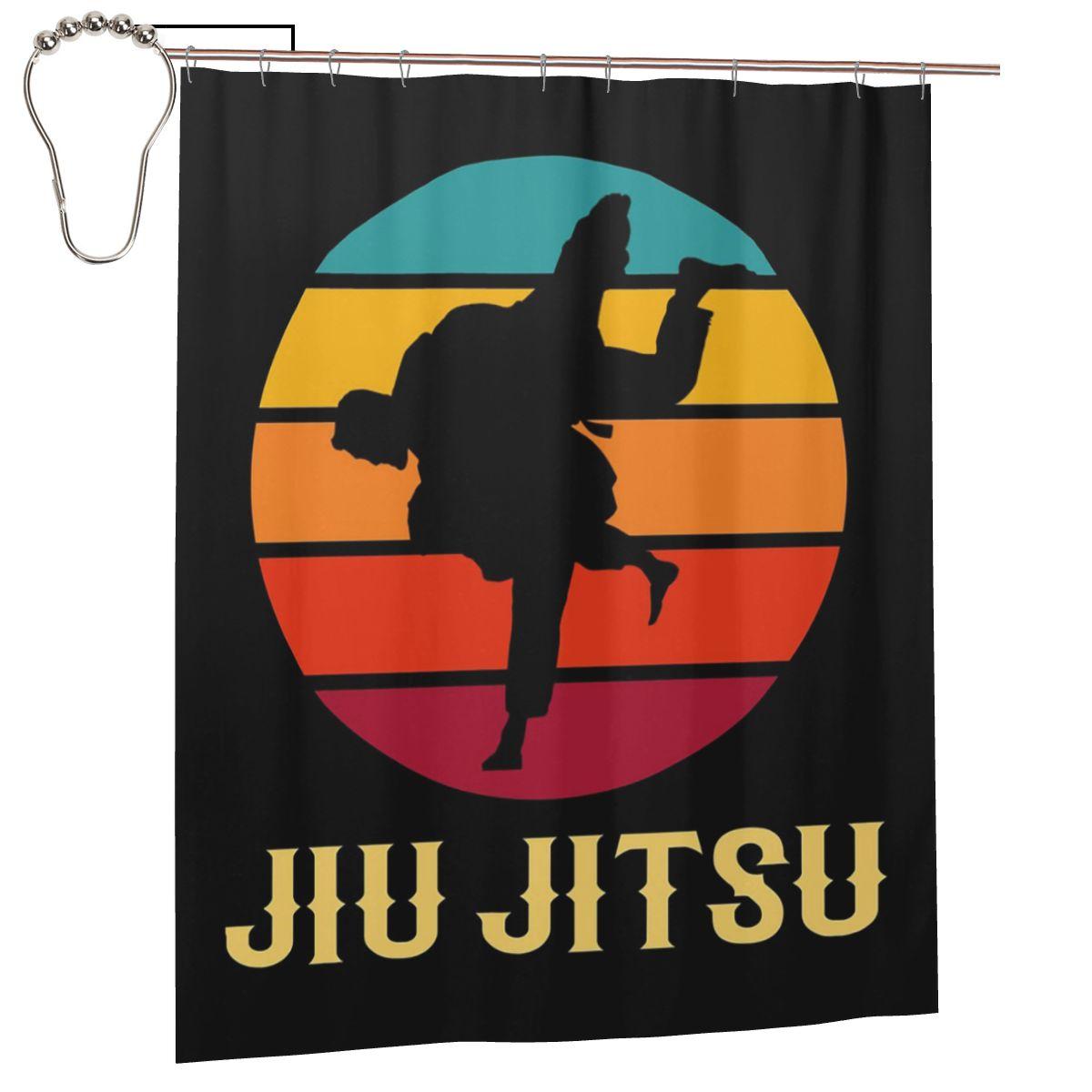 Vintage 80 S Retro Jiu Jitsu - Brazilian Jiu Jitsu Shower Curtain Bathroom Polyester Waterproof Bath Curtains With Hooks W60H190(CM)-1 Pcs
Vintage 80 S Retro Jiu Jitsu - Brazilian Jiu Jitsu Shower Curtain Bathroom Polyester Waterproof Bath Curtains With Hooks W60H190(CM)-1 Pcs
