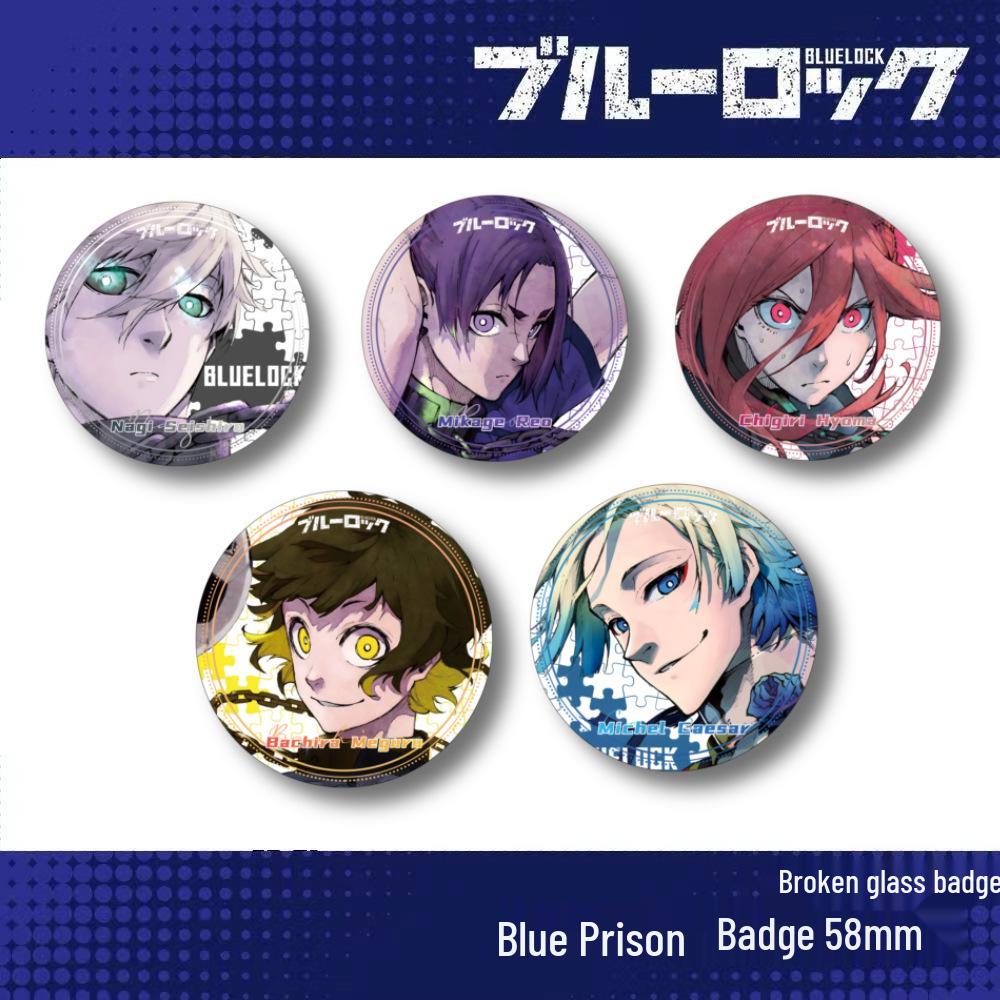 Blue Lock Anime Laser Button: Yoichi Isagi, Meguru Bachira & Kensuke Kunigami Merchandise 58mm with Broken Film
Blue Lock Anime Laser Button: Yoichi Isagi, Meguru Bachira & Kensuke Kunigami Merchandise 58mm with Broken Film
