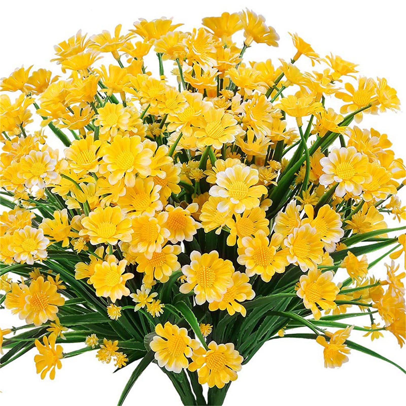 Artificial Daisy Flower Bouquet Lifelike Silk Floral Arrangement with Flexible Stems for Indoor Outdoor Home Garden Office Wedding Decoration One Size жовтий
Artificial Daisy Flower Bouquet Lifelike Silk Floral Arrangement with Flexible Stems for Indoor Outdoor Home Garden Office Wedding Decoration One Size жовтий