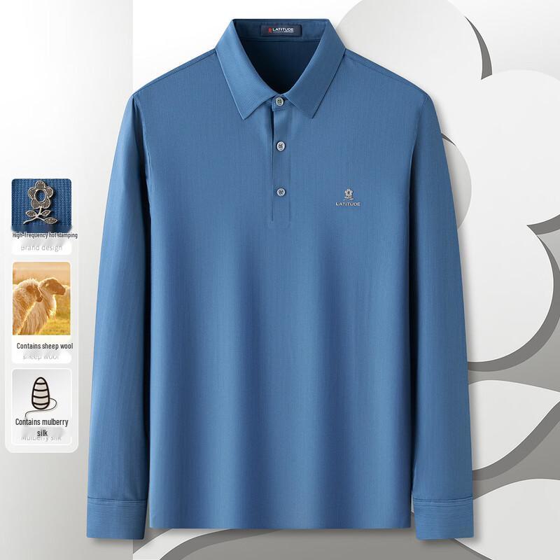 MONTAGUT Men s Silk Blend Striped Long Sleeve Polo Shirt 54
MONTAGUT Men s Silk Blend Striped Long Sleeve Polo Shirt 54