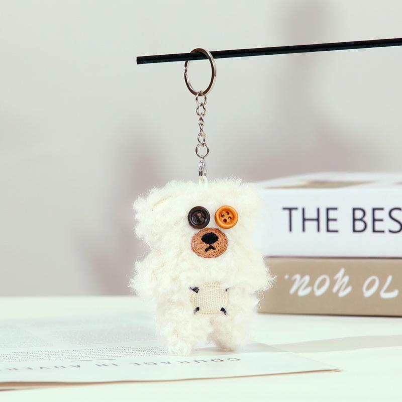 Мультяшна плюшева ведмежа лялька Брелок з ґудзиковими очима 8cm
Мультяшна плюшева ведмежа лялька Брелок з ґудзиковими очима 8cm