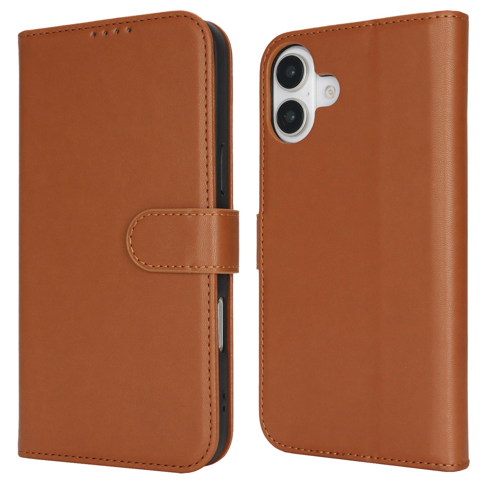 For iPhone 16 Plus Stand Case Shockproof Leather Wallet Phone Cover Light Brown
For iPhone 16 Plus Stand Case Shockproof Leather Wallet Phone Cover Light Brown