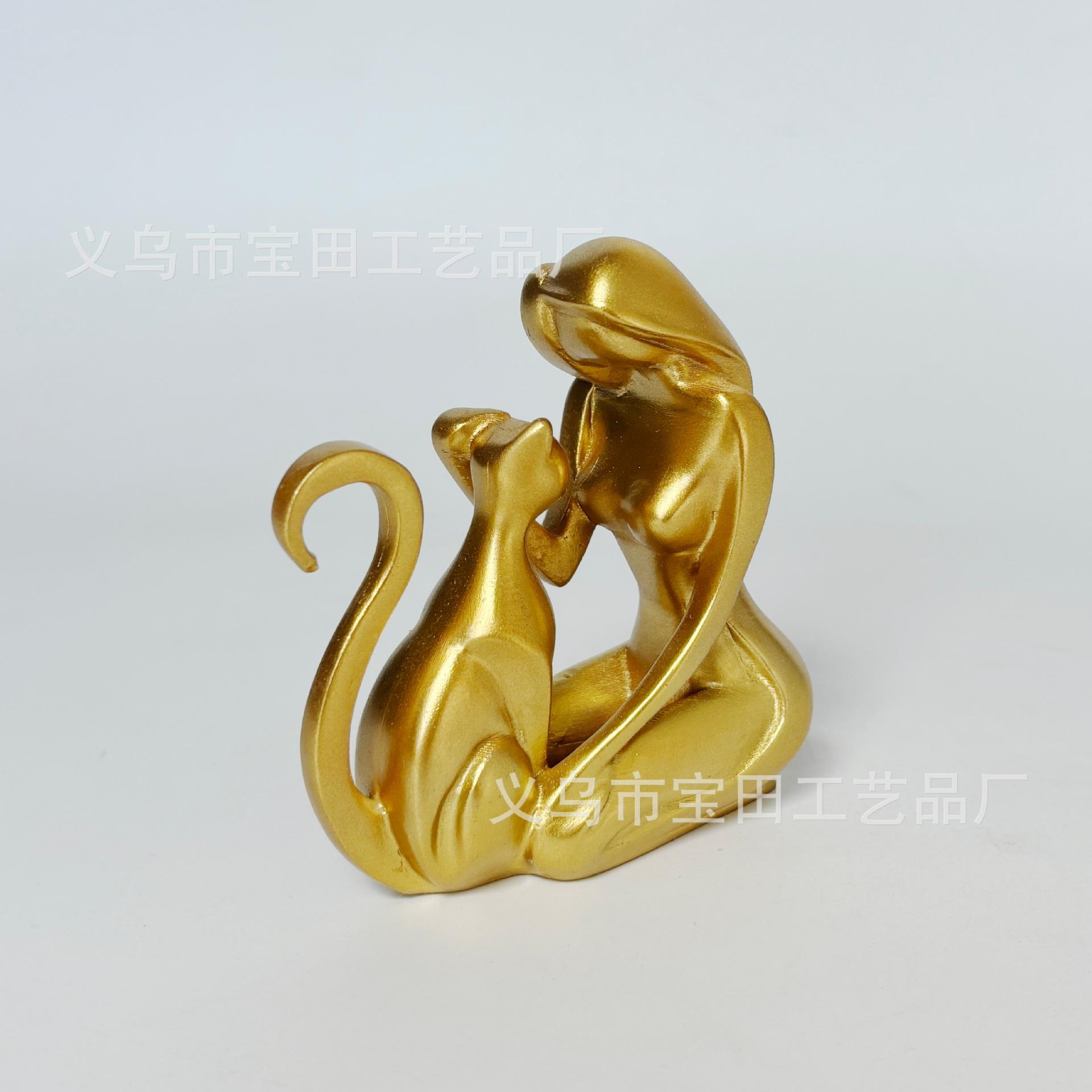 New Creative Sculpture Lady and Cat Resin Decorative Ornament Home Living Room Wine Cabinet Desktop Porch Ornament
New Creative Sculpture Lady and Cat Resin Decorative Ornament Home Living Room Wine Cabinet Desktop Porch Ornament