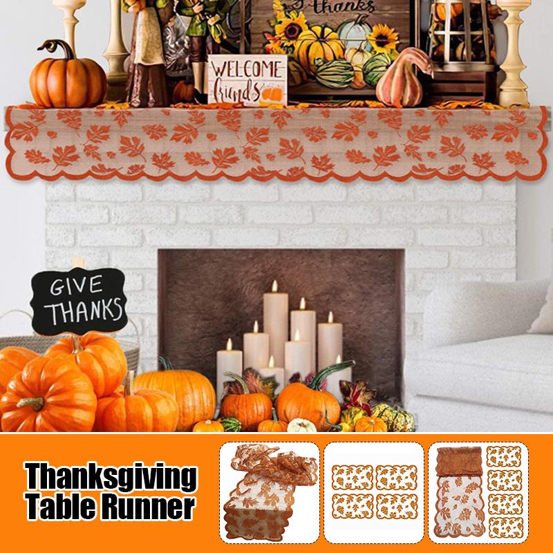 Rustic Style Autumn Lace Table Runner With 4 Placemats Thanksgiving Dining Table Runner Coffee Table Bar Decor Table Cover
Rustic Style Autumn Lace Table Runner With 4 Placemats Thanksgiving Dining Table Runner Coffee Table Bar Decor Table Cover