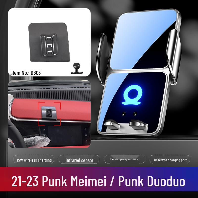 Punk Meimei/Duoduo Wireless Charging Car Phone Holder for 21-23 Models
Punk Meimei/Duoduo Wireless Charging Car Phone Holder for 21-23 Models