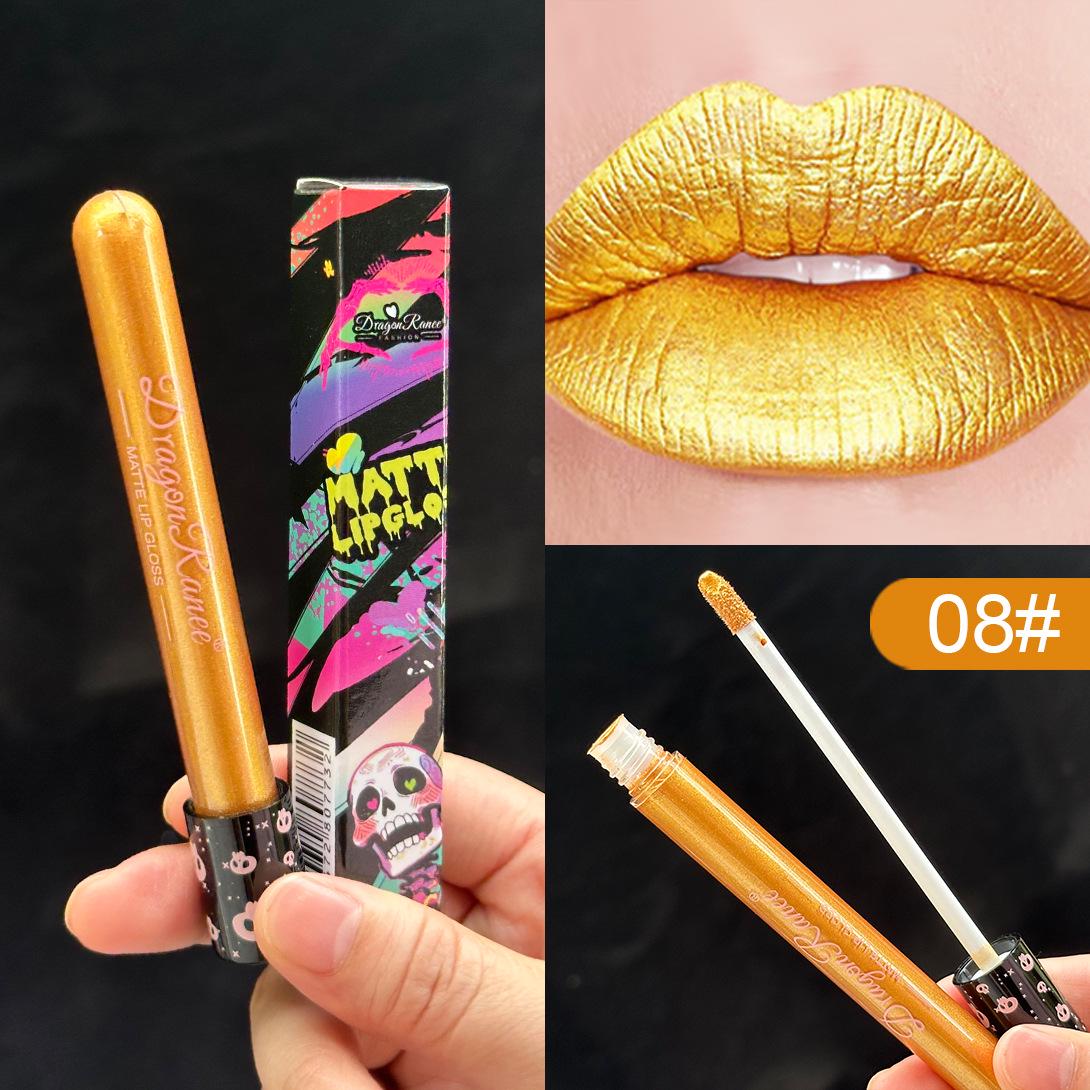 DragonRanee Vampire Matte Lip Glaze - Waterproof Halloween Retro Lipstick in White & Black
DragonRanee Vampire Matte Lip Glaze - Waterproof Halloween Retro Lipstick in White & Black