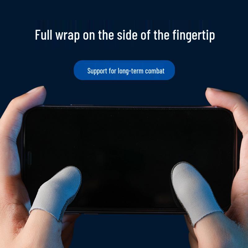 Silver Cloth Esports Finger Cots: Sweatproof Silver Fiber Gaming Set
Silver Cloth Esports Finger Cots: Sweatproof Silver Fiber Gaming Set
