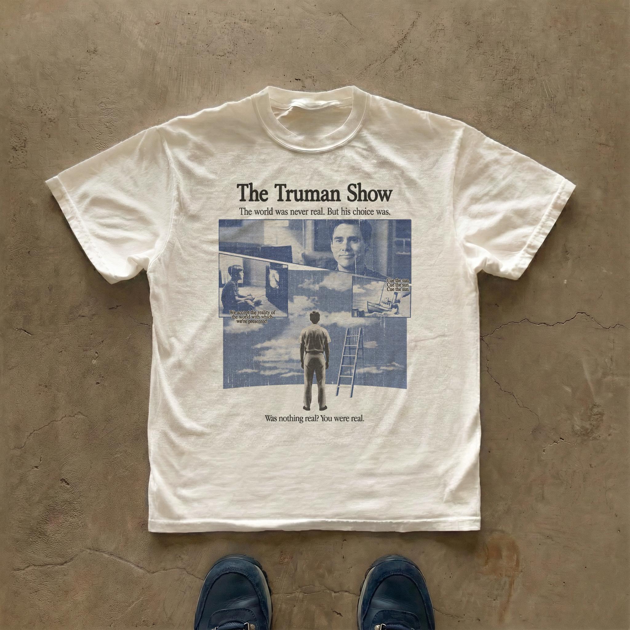 Summer Men s Pure Cotton Vintage The Truman Show T-shirt Casual Stylish Loose and Breathable Suitable for Everyday Wear 5XL різнокольоровий
Summer Men s Pure Cotton Vintage The Truman Show T-shirt Casual Stylish Loose and Breathable Suitable for Everyday Wear 5XL різнокольоровий