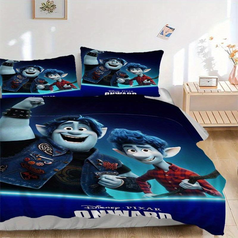 3pcs Disney Pixar Onward Bedding Set - Includes 1 Quilt Cover and 2 Pillowcases, Comfortable Bedding with Stylish Design for Bedroom, Machine Was 135x200cm
3pcs Disney Pixar Onward Bedding Set - Includes 1 Quilt Cover and 2 Pillowcases, Comfortable Bedding with Stylish Design for Bedroom, Machine Was 135x200cm