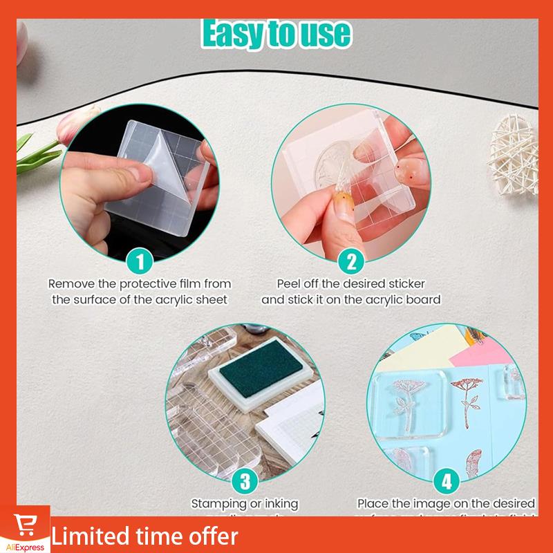 Fresh 10PCS Acrylic Stamp Block,Versatile Assorted Size Stamp Blocks, Stamping Platform Stamping Tools Set For Card Making NONE
Fresh 10PCS Acrylic Stamp Block,Versatile Assorted Size Stamp Blocks, Stamping Platform Stamping Tools Set For Card Making NONE