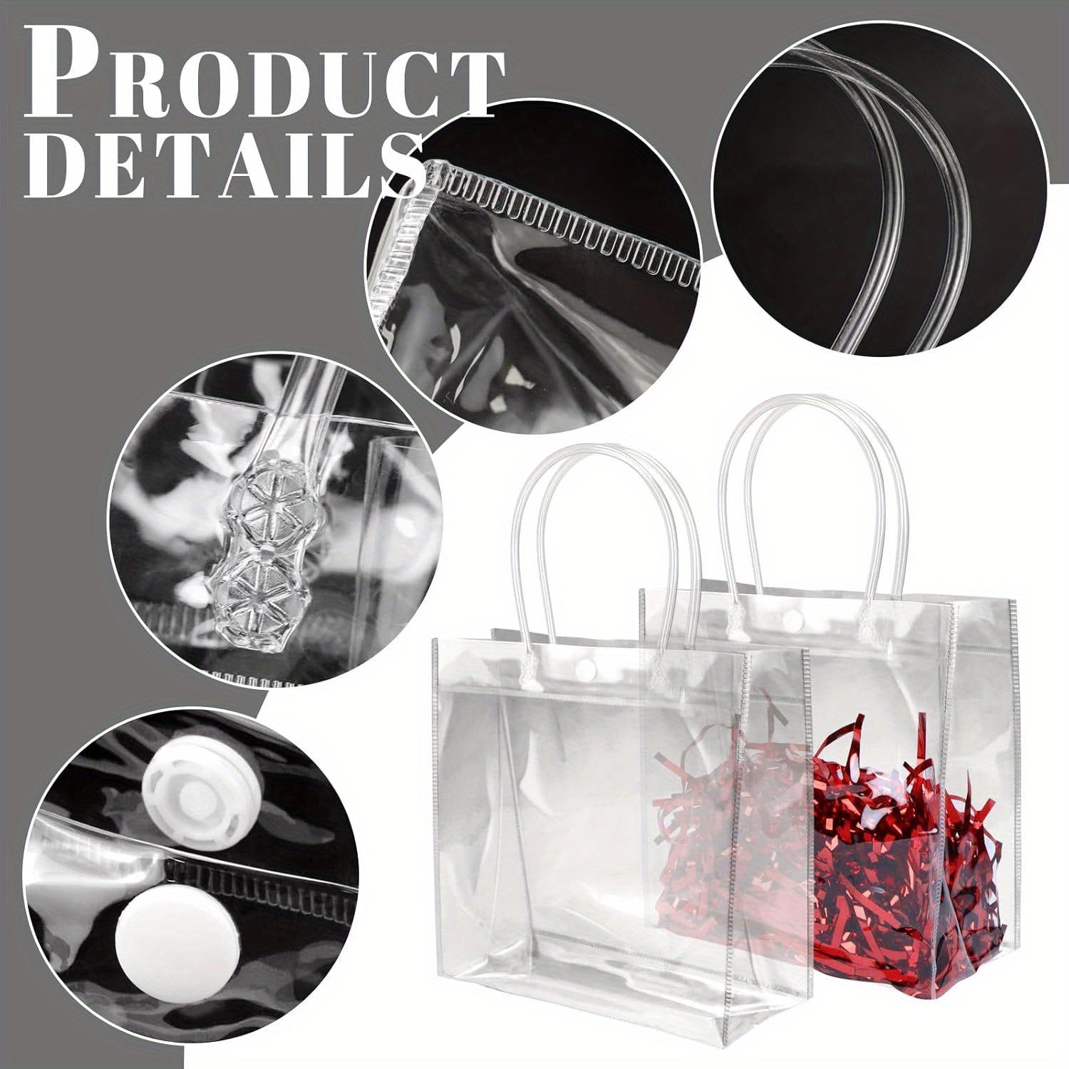 16pcs/set, Clear Favors Bags with Handles, 7.87“ X 7.87” X 3.54 , Plastic Clear Favors Bags ,Clear Favors Bags, Clear Party Favors Bags for Wedding 16pcs
16pcs/set, Clear Favors Bags with Handles, 7.87“ X 7.87” X 3.54 , Plastic Clear Favors Bags ,Clear Favors Bags, Clear Party Favors Bags for Wedding 16pcs