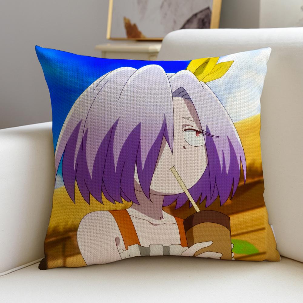 The Shy Hero and the Assassin Princesses Cushion Cover Breathable linen pillowcase square removable and washable cushion 30X30cm
The Shy Hero and the Assassin Princesses Cushion Cover Breathable linen pillowcase square removable and washable cushion 30X30cm