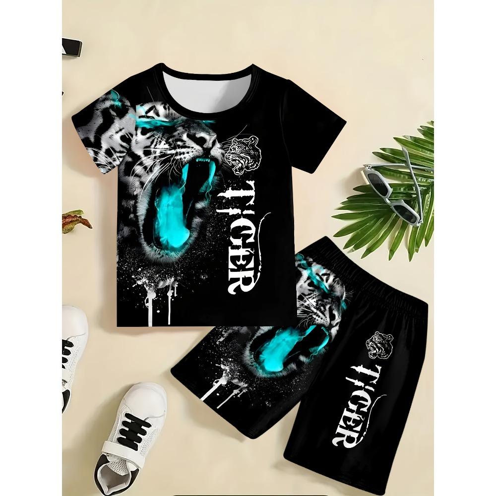 Boys Summer Thin Short Sleeve Set Simple Fashion Classic 3D Printed Polyester Fiber Leisure Sports Outdoor Set 5XL
Boys Summer Thin Short Sleeve Set Simple Fashion Classic 3D Printed Polyester Fiber Leisure Sports Outdoor Set 5XL