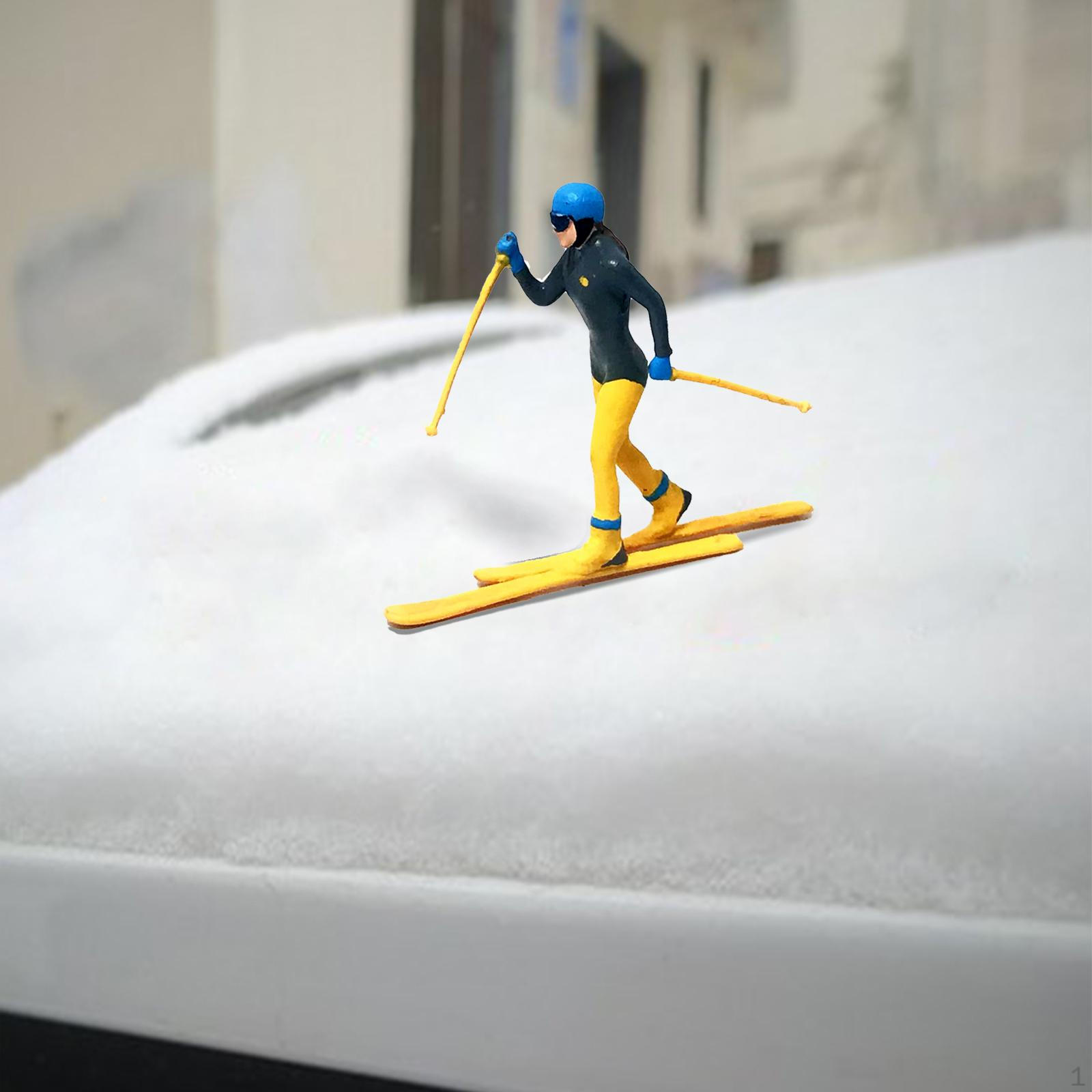 Painted 1/64 Skiing Figures,Tiny People Layout Diorama Toys, Landscape Decor Supplies D
Painted 1/64 Skiing Figures,Tiny People Layout Diorama Toys, Landscape Decor Supplies D