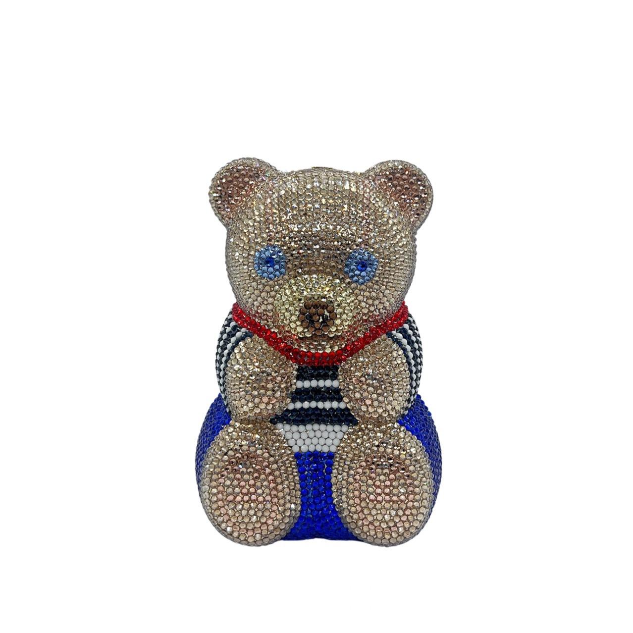 WHTUOHENG Bear Crystal Evening Bag Clutch Full Little Diamond Blue/Gold Wedding Purse Party Prom Handbags Rhinestone Women Clutc 16.5cmX11cmX8.5cm
WHTUOHENG Bear Crystal Evening Bag Clutch Full Little Diamond Blue/Gold Wedding Purse Party Prom Handbags Rhinestone Women Clutc 16.5cmX11cmX8.5cm