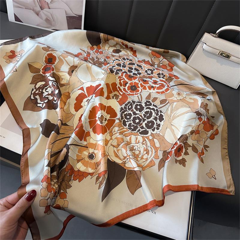 Silk Satin Hair Scarf Women Handkerchief Print Female Head Bandana Small Neck Muffler Hijab Lady Girl 70*70cm Square Shawls 70x70cm
Silk Satin Hair Scarf Women Handkerchief Print Female Head Bandana Small Neck Muffler Hijab Lady Girl 70*70cm Square Shawls 70x70cm