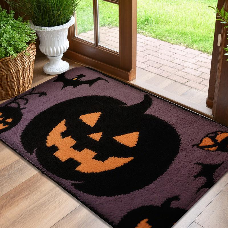 Halloween Scary Cute Ghosts And Smiling Faces Pumpkin Pattern Entrance Mat Foyer Decoration Carpet Mat 40cmx60cm
Halloween Scary Cute Ghosts And Smiling Faces Pumpkin Pattern Entrance Mat Foyer Decoration Carpet Mat 40cmx60cm