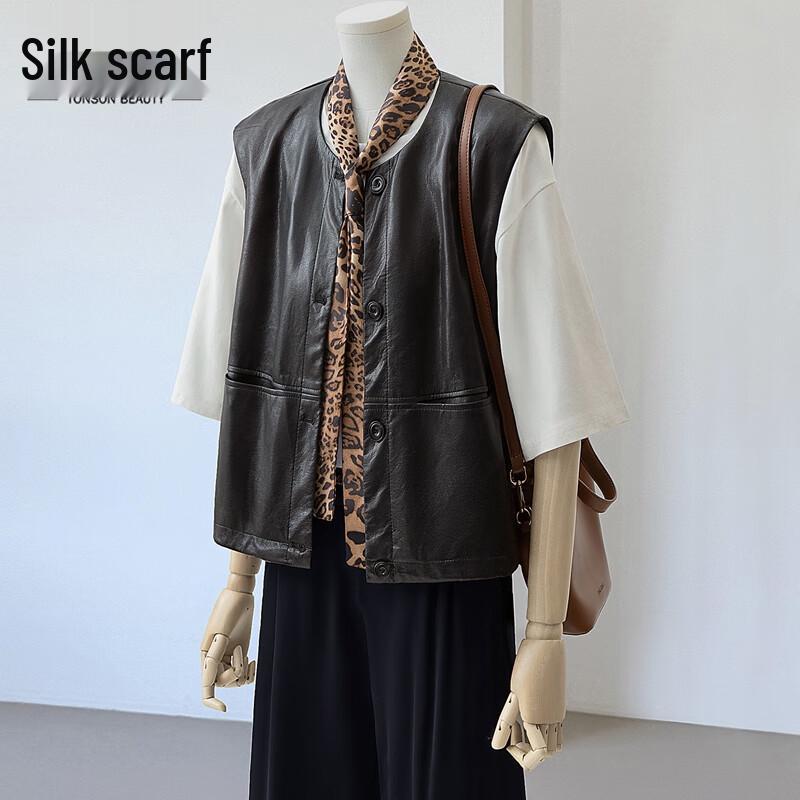 Женский многослойный жилет из искусственной кожи M
Женский многослойный жилет из искусственной кожи M