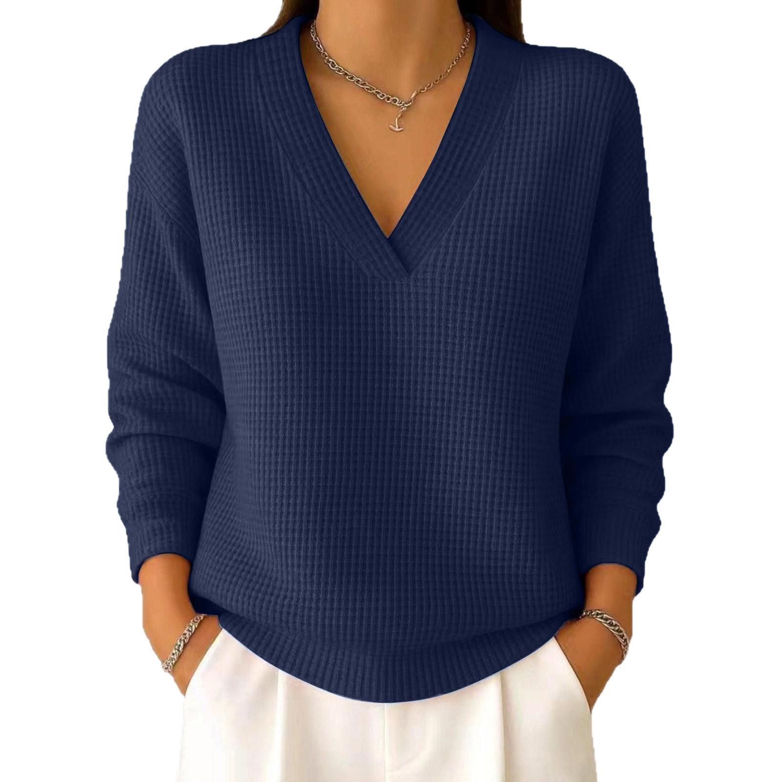 Женский модный повседневный топ с длинными рукавами свободного кроя XL
Женский модный повседневный топ с длинными рукавами свободного кроя XL