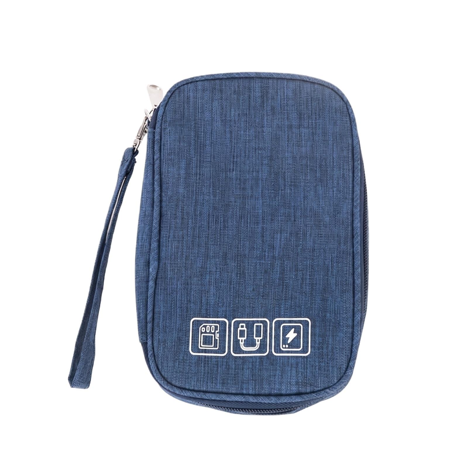 Portable Mini Electronics Organizer Bag Cable Storage Case for Power Bank Earphones Mobile Phone Accessories with Zipper Closure and Wrist Strap one size синий
Portable Mini Electronics Organizer Bag Cable Storage Case for Power Bank Earphones Mobile Phone Accessories with Zipper Closure and Wrist Strap one size синий