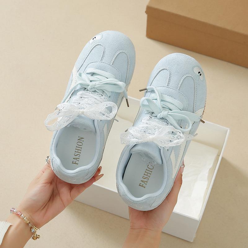 Ретро балетки женские 2025 весна и лето новые студенческие милый ветер кружевная шнуровка плоские спортивные и повседневные туфли 40 светло-синий
Ретро балетки женские 2025 весна и лето новые студенческие милый ветер кружевная шнуровка плоские спортивные и повседневные туфли 40 светло-синий
