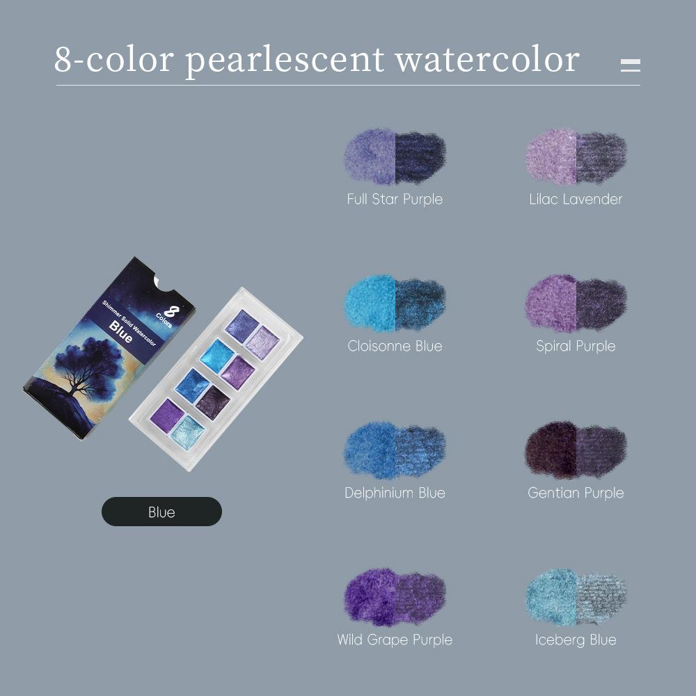 8/12color Pearlescent Handmade Solid Watercolor Pigment Solid Color Smudge for Diy Nail Painting
8/12color Pearlescent Handmade Solid Watercolor Pigment Solid Color Smudge for Diy Nail Painting