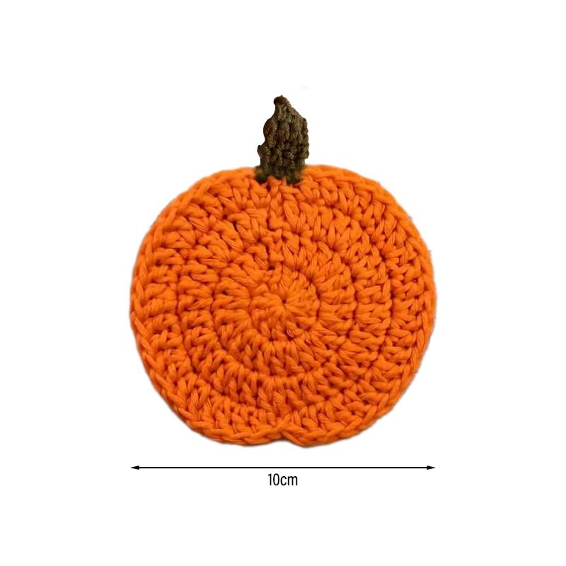Halloween Crochet Pumpkin Coasters Autumn Thanksgiving Fabric Handmade Cup Mat Halloween Table Decor Fall Farmhouse Decoration
Halloween Crochet Pumpkin Coasters Autumn Thanksgiving Fabric Handmade Cup Mat Halloween Table Decor Fall Farmhouse Decoration