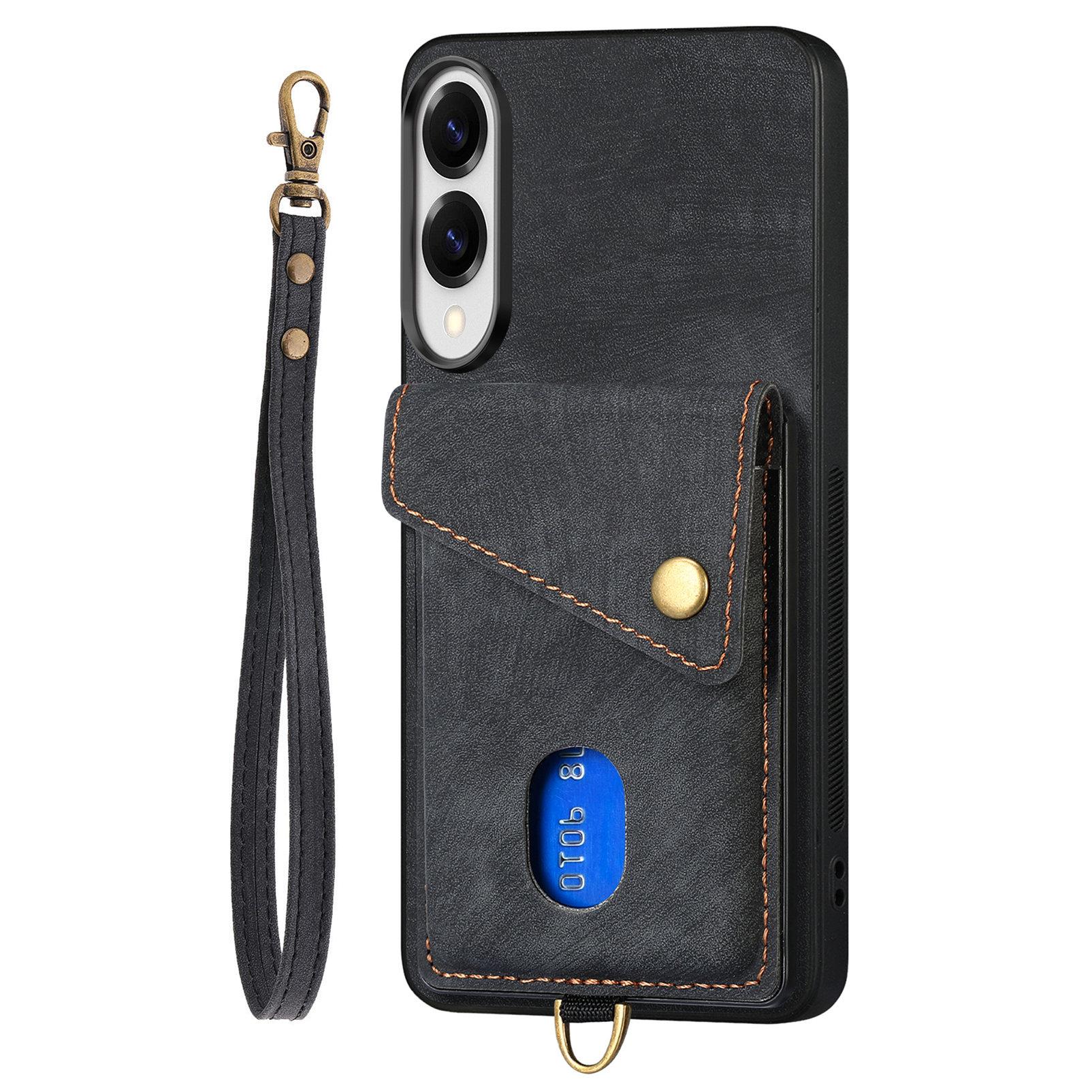 For Samsung Galaxy S25 Edge Case with Card Holder Kickstand Leather Phone Back Cover Black
For Samsung Galaxy S25 Edge Case with Card Holder Kickstand Leather Phone Back Cover Black