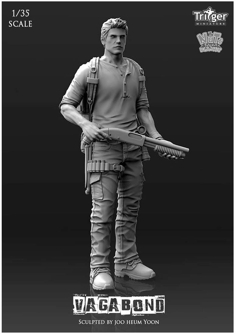 Nuts Planet Vagabond A young wanderer who wanders away in search of the truth Unpainted resin assembly kit T35006 1/35
Nuts Planet Vagabond A young wanderer who wanders away in search of the truth Unpainted resin assembly kit T35006 1/35