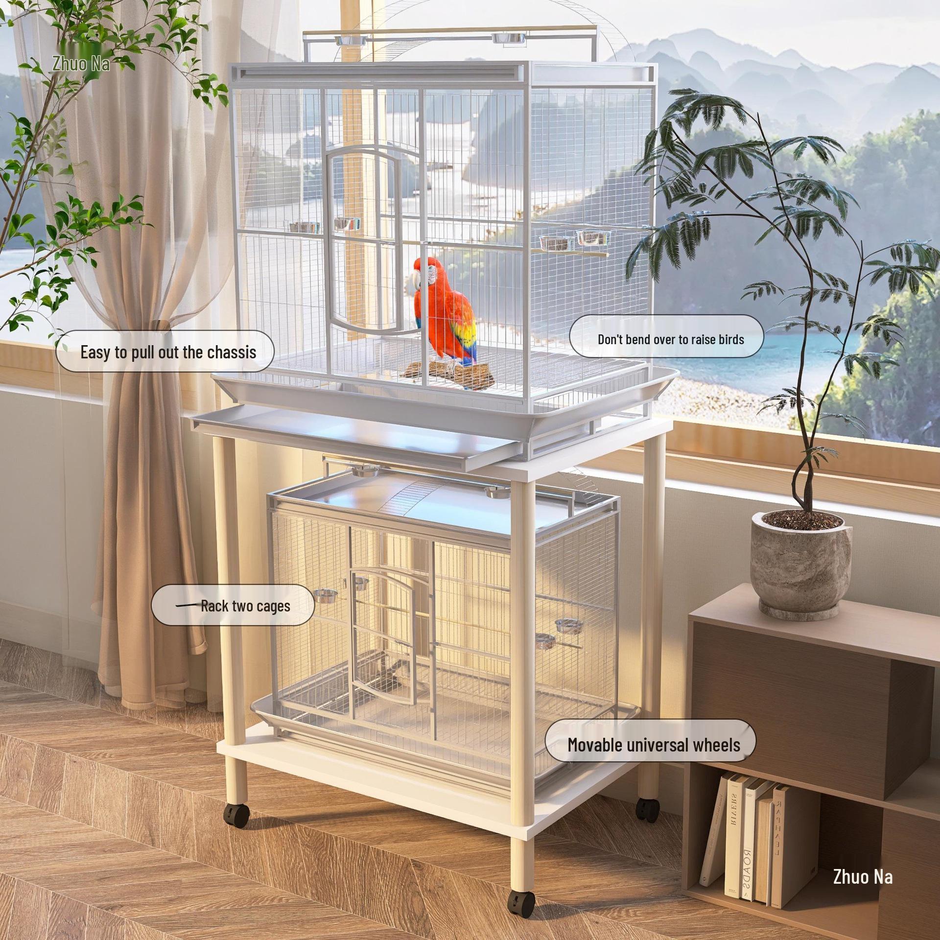 Dayang Multi-layer Iron Shelf & Mobile Bird Cage Stand for Fish Tanks Reinforced Single-layer with Wheels 50*40*56.6cm
Dayang Multi-layer Iron Shelf & Mobile Bird Cage Stand for Fish Tanks Reinforced Single-layer with Wheels 50*40*56.6cm