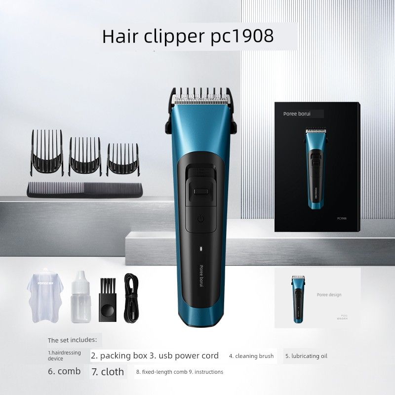 Borui Hair Clipper Electric Trimmer Fully Washable Electric Shaver for Self-Haircut Home Use Men s Hair Clipper Pc1908
Borui Hair Clipper Electric Trimmer Fully Washable Electric Shaver for Self-Haircut Home Use Men s Hair Clipper Pc1908
