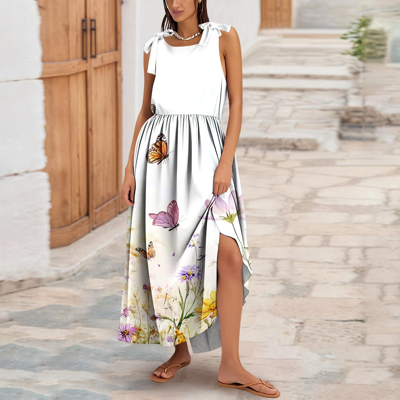 Женское летнее модное платье-майка А-силуэта без рукавов повседневное платье с цветочным принтом/однотонными карманами XL жёлтый
Женское летнее модное платье-майка А-силуэта без рукавов повседневное платье с цветочным принтом/однотонными карманами XL жёлтый