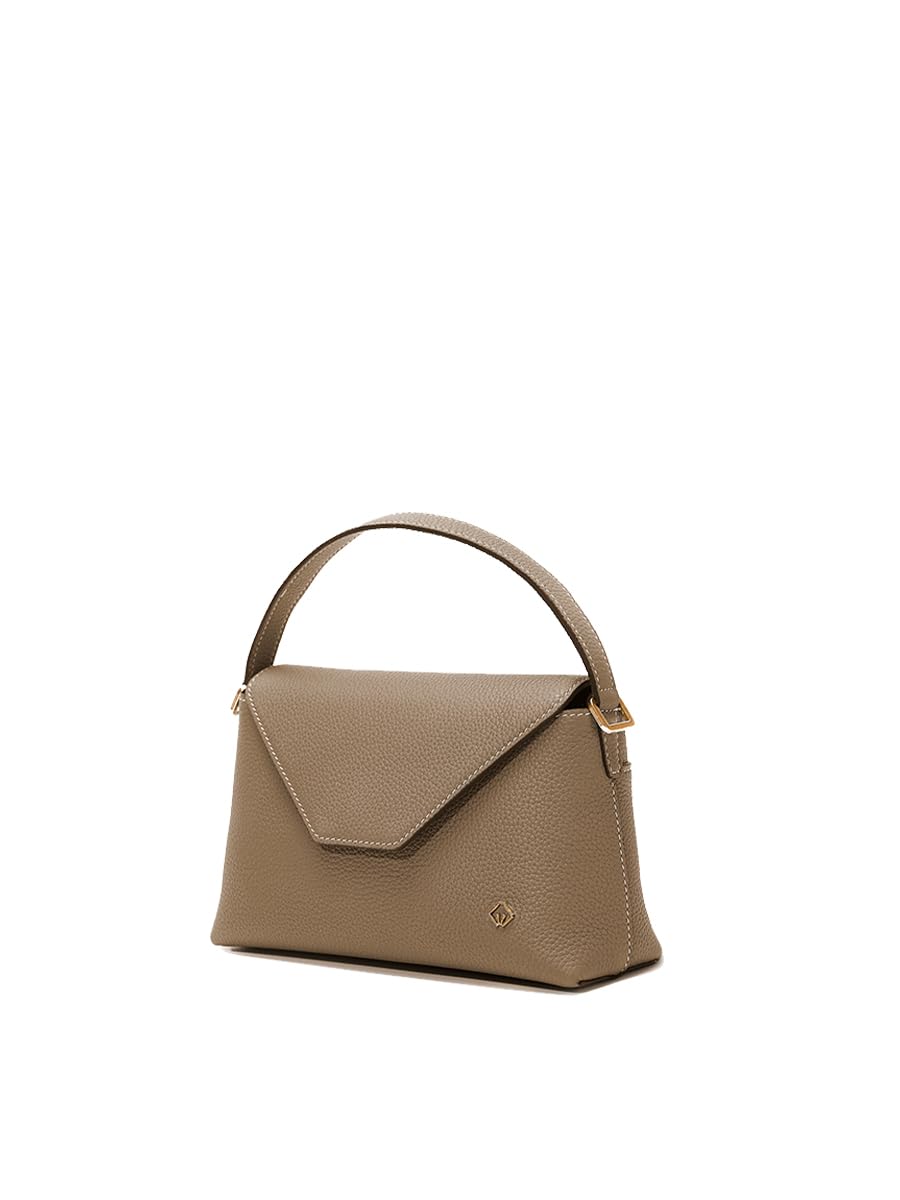 Icon Satchel Bag Genuine Leather Pochette Luxury Leather Sheep Leather Crossbody Shoulder Bag Small Goat Suede Lightweight Adult Elegant 3way M сіро-коричневий
Icon Satchel Bag Genuine Leather Pochette Luxury Leather Sheep Leather Crossbody Shoulder Bag Small Goat Suede Lightweight Adult Elegant 3way M сіро-коричневий