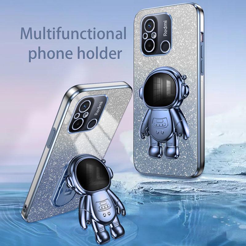 For Xiaomi Redmi 12C 4G PC+TPU Phone Shell Case Anti-scratch Phone Cover with Astronaut Kickstand Blue
For Xiaomi Redmi 12C 4G PC+TPU Phone Shell Case Anti-scratch Phone Cover with Astronaut Kickstand Blue